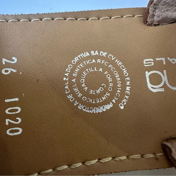 Leather Huarache Sandals Umma Sandals Chestnut size US 10 - Picture 3 of 11